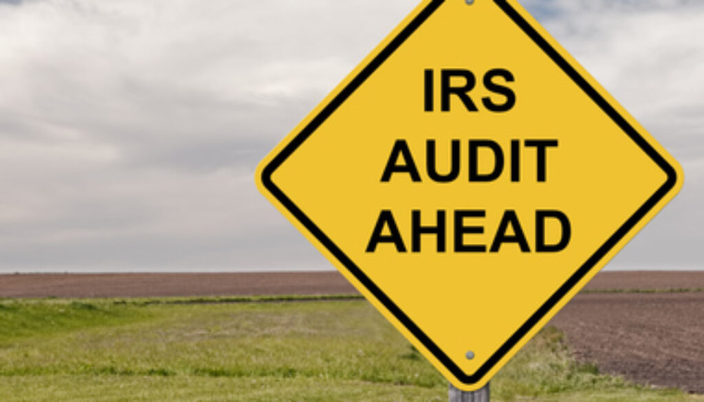 Caution Sign - IRS Audit Ahead