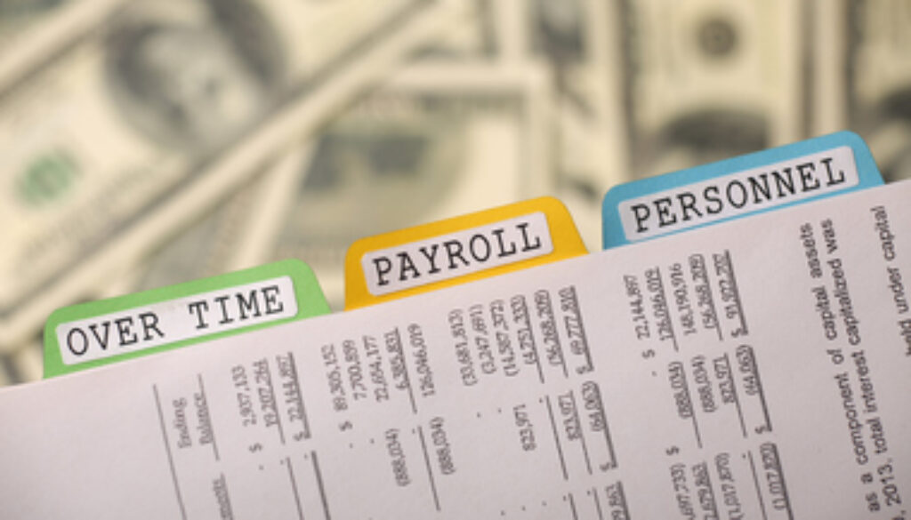 Payroll and tax management, salary distribution, and employee benefits