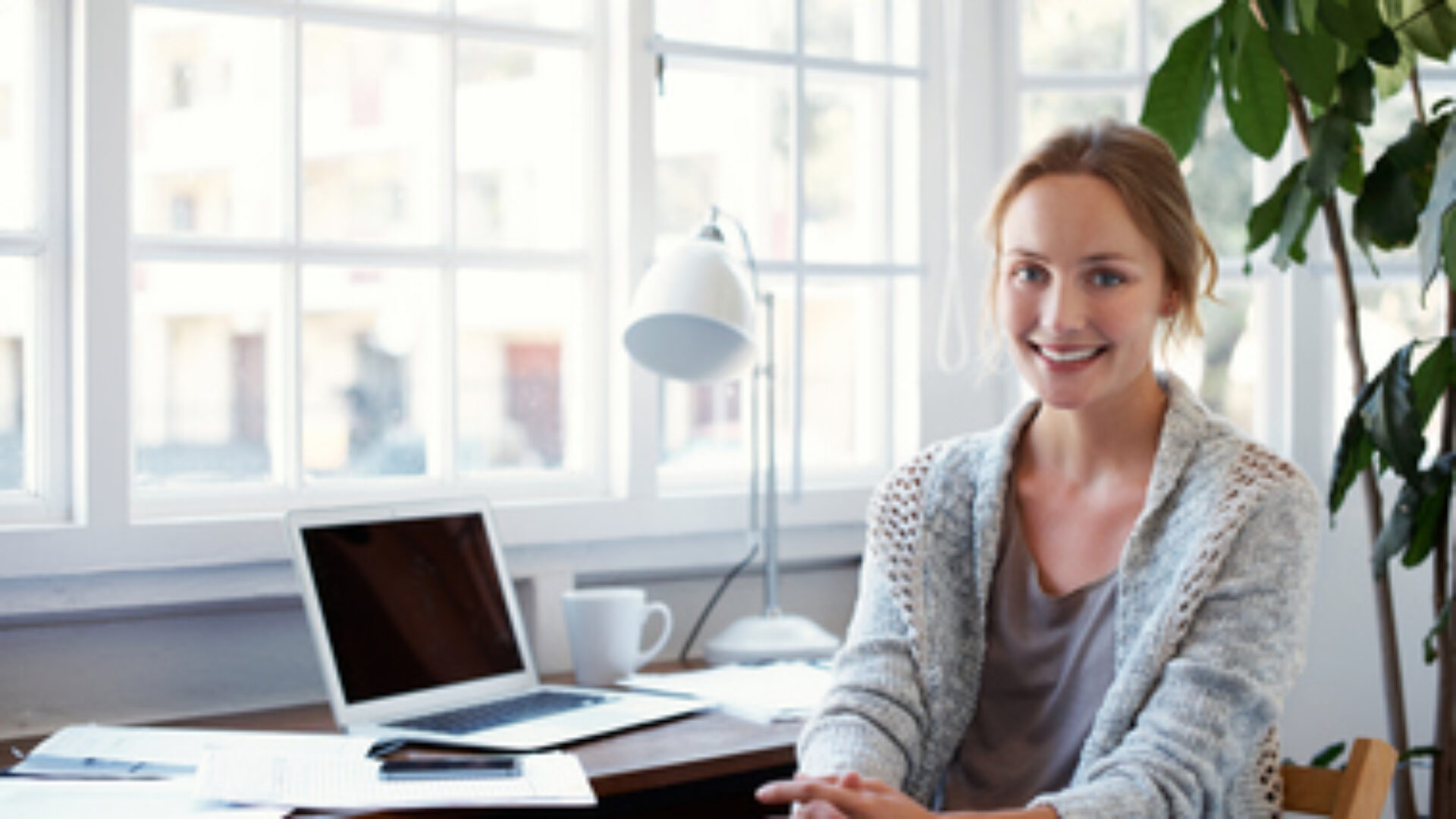 She's a home-based pro!