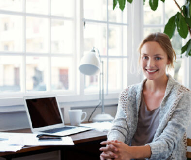 She's a home-based pro!