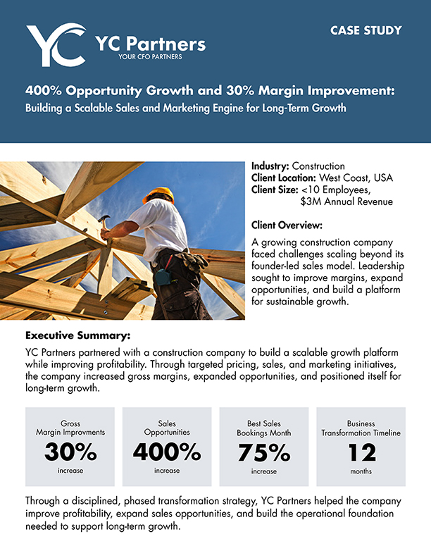 Case Study: 400% Opportunity Growth and 30% Margin Improvement